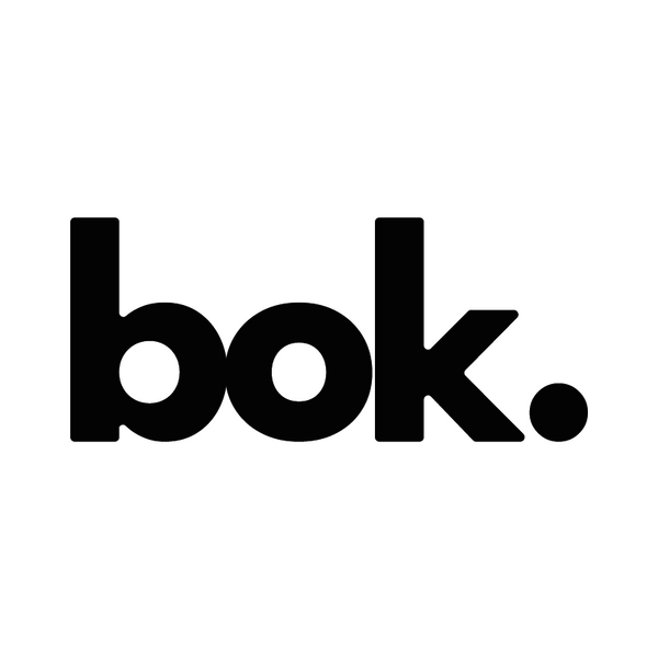 Logotipo de BOK, una concept store de diseño exclusivo en Quito, Ecuador.