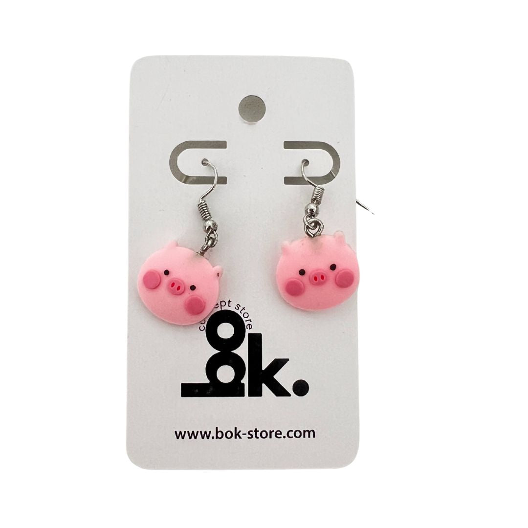 Aretes Freak de cerditos rosas, diseΓ±o ΓΊnico y divertido, ideales para darle un toque tierno y original a tu look