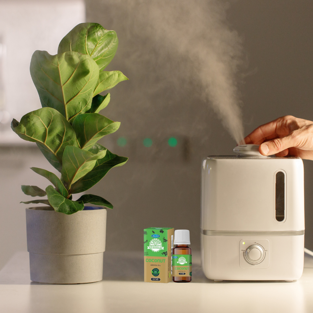 Aceite esencial de coco puro de BOK Concept Store, perfecto para difusores, piel y cabello