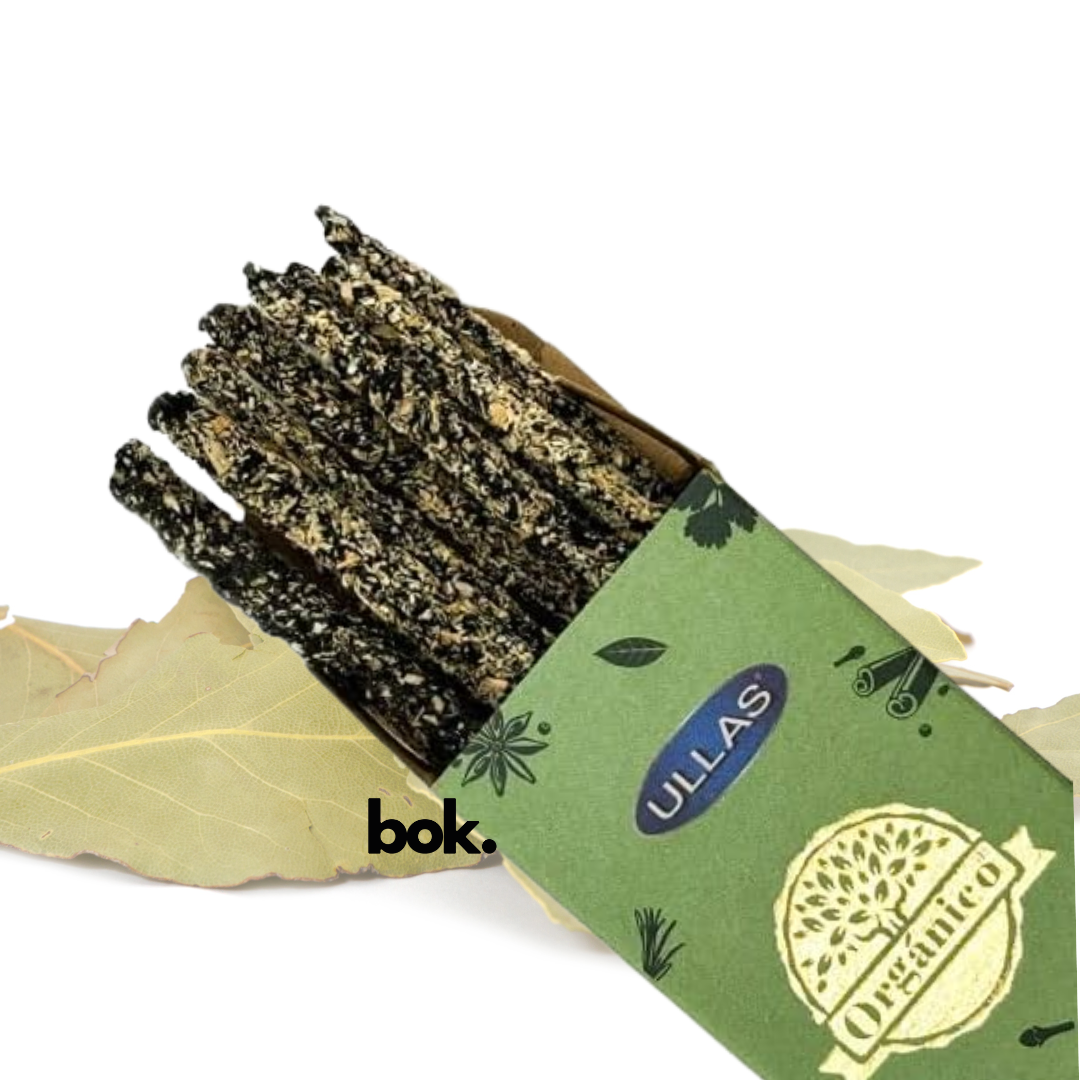 Varitas de Incienso de Laurel auténticas – aroma herbal que limpia energías y aporta claridad mental