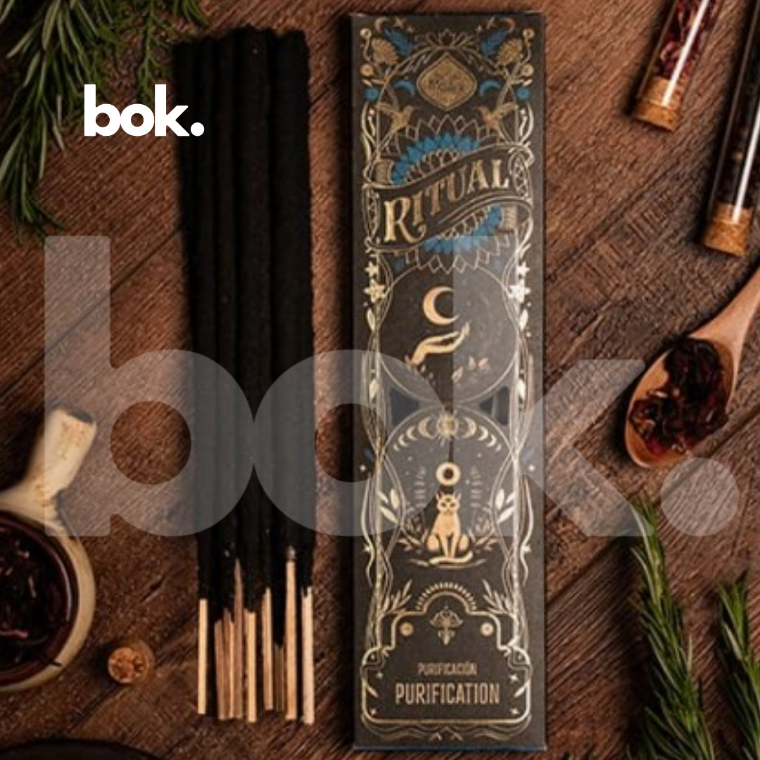 Incienso natural de purificación para limpiar y renovar la energía del hogar, oficina o negocio, ideal para rituales de limpieza energética en BOK Concept Store Quito Ecuador