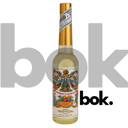 Botella de Agua de Florida, colonia espiritual para limpieza energética, protección y rituales, disponible en BOK Concept Store Ecuador.