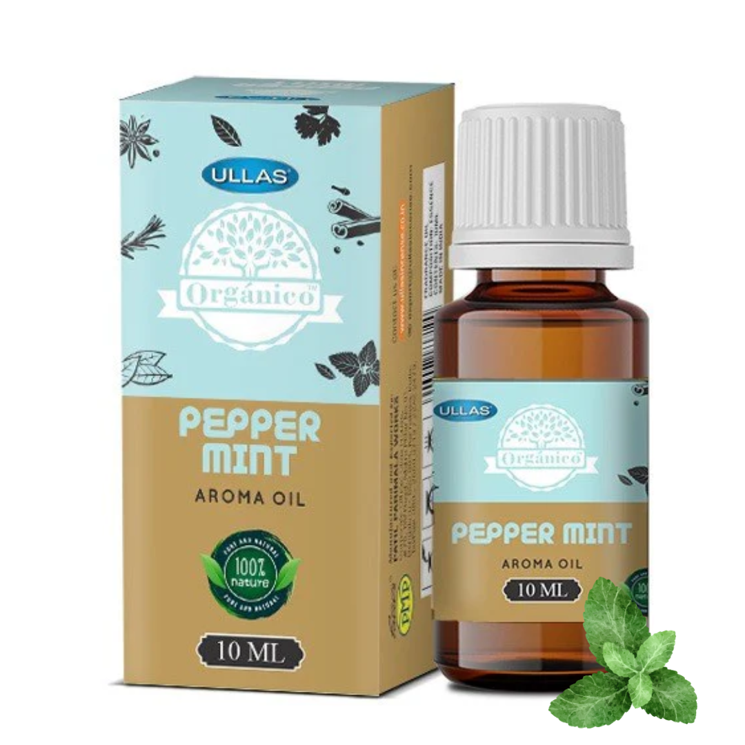 Aceite de menta puro de BOK Concept Store, aroma energizante para purificar el aire y aliviar tensiones