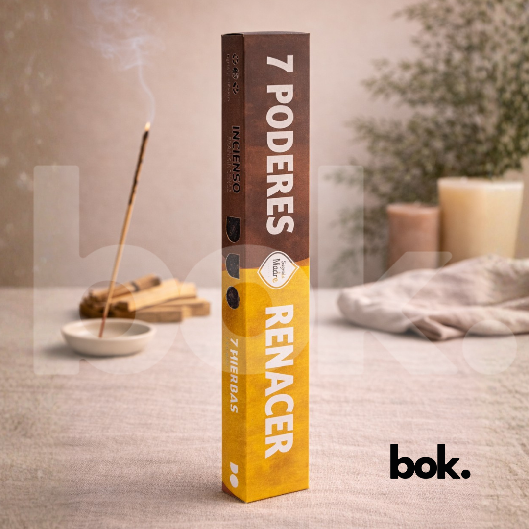 itual con incienso 100% natural 7 poderes renacer de bok concept store, renacimiento energético, fuerza interior y nuevos comienzos