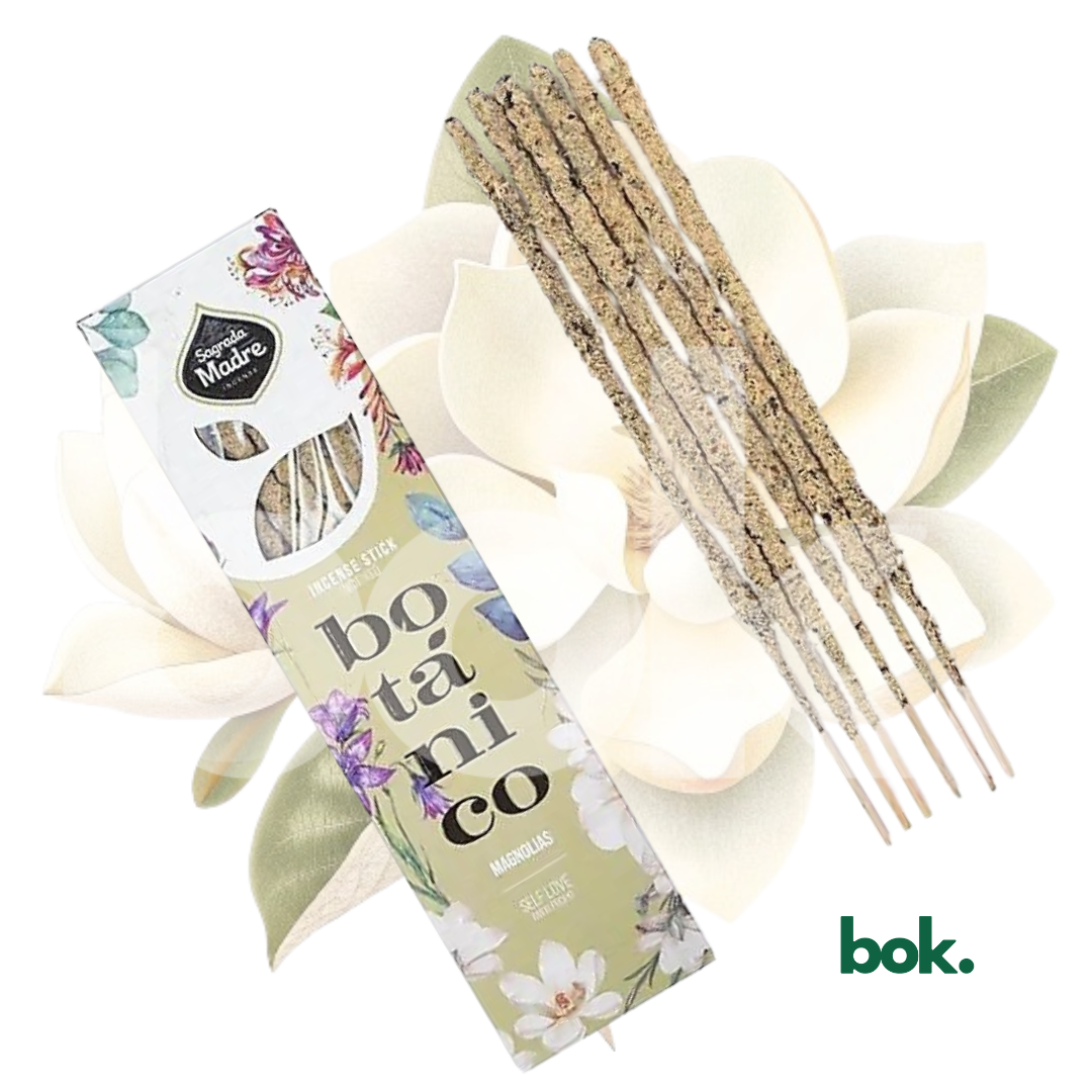 Varillas de incienso 100% natural Amor Propio & Ternura con magnolia en BOK Concept Store, Quito Ecuador.