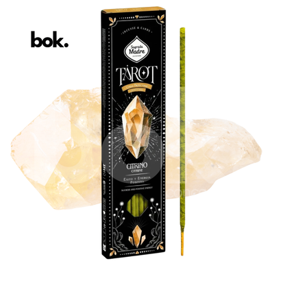 Incienso de Citrino Tarot para prosperidad, abundancia, éxito y nuevas oportunidades en BOK Concept Store Ecuador