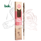 Incienso Natural de Palo Santo con Rosas, caja Sustainable de 8 varillas gruesas junto a su empaque, disponible en BOK Concept Store Quito, Ecuador.