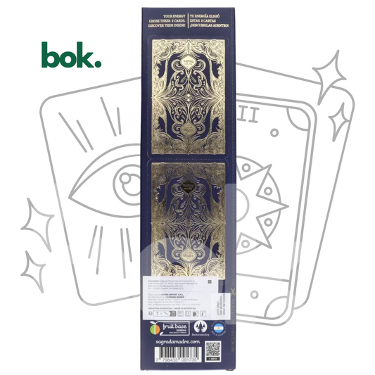 Incienso 100% Natural Intuición & Claridad Magnolia y Olíbano disponible en BOK Concept Store Quito Ecuador. Incienso para lectura de tarot, bienestar emocional, mindfulness, journaling, concentración, desarrollo personal y prácticas espirituales. Incluye carta coleccionable del Tarot de Marsella para recortar y conservar.