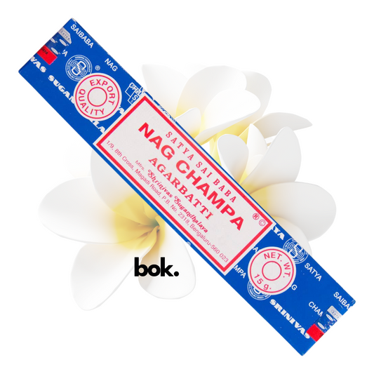Incienso Nag Champa BOK – aroma espiritual y natural para meditación y relajación