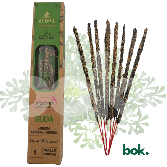 Incienso natural de ruda para limpieza energética y protección del hogar de BOK Concept Store Ecuador