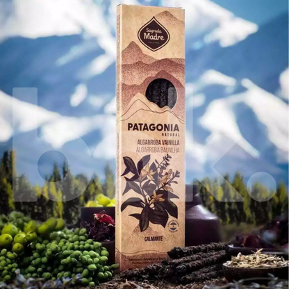 incienso artesanal natural sagrada madre de algarroba y vainilla que promueve relajación profunda, calma emocional y bienestar interior, seleccionado por bok concept store