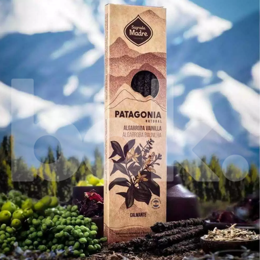 incienso artesanal natural sagrada madre de algarroba y vainilla que promueve relajación profunda, calma emocional y bienestar interior, seleccionado por bok concept store
