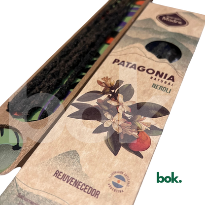 incienso artesanal natural sagrada madre de neroli que promueve frescura emocional, vitalidad y bienestar energético, seleccionado por bok concept store
