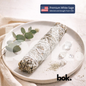 sahumerio premium de salvia blanca de bok concept store, white sage natural de origen USA para limpieza energetica